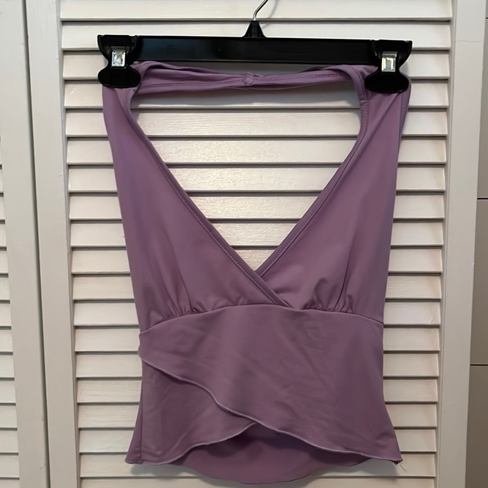 purple halter top from shien !!